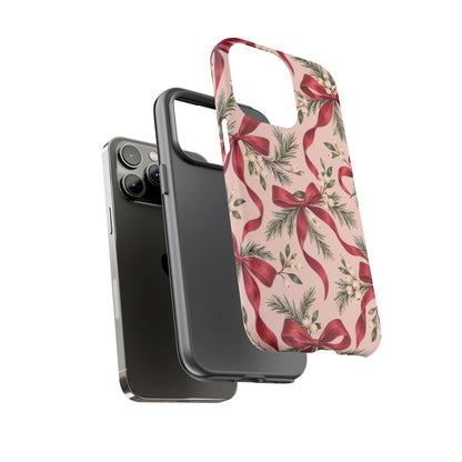 Ribbon Season iPhone Tough Case | christmas bows
