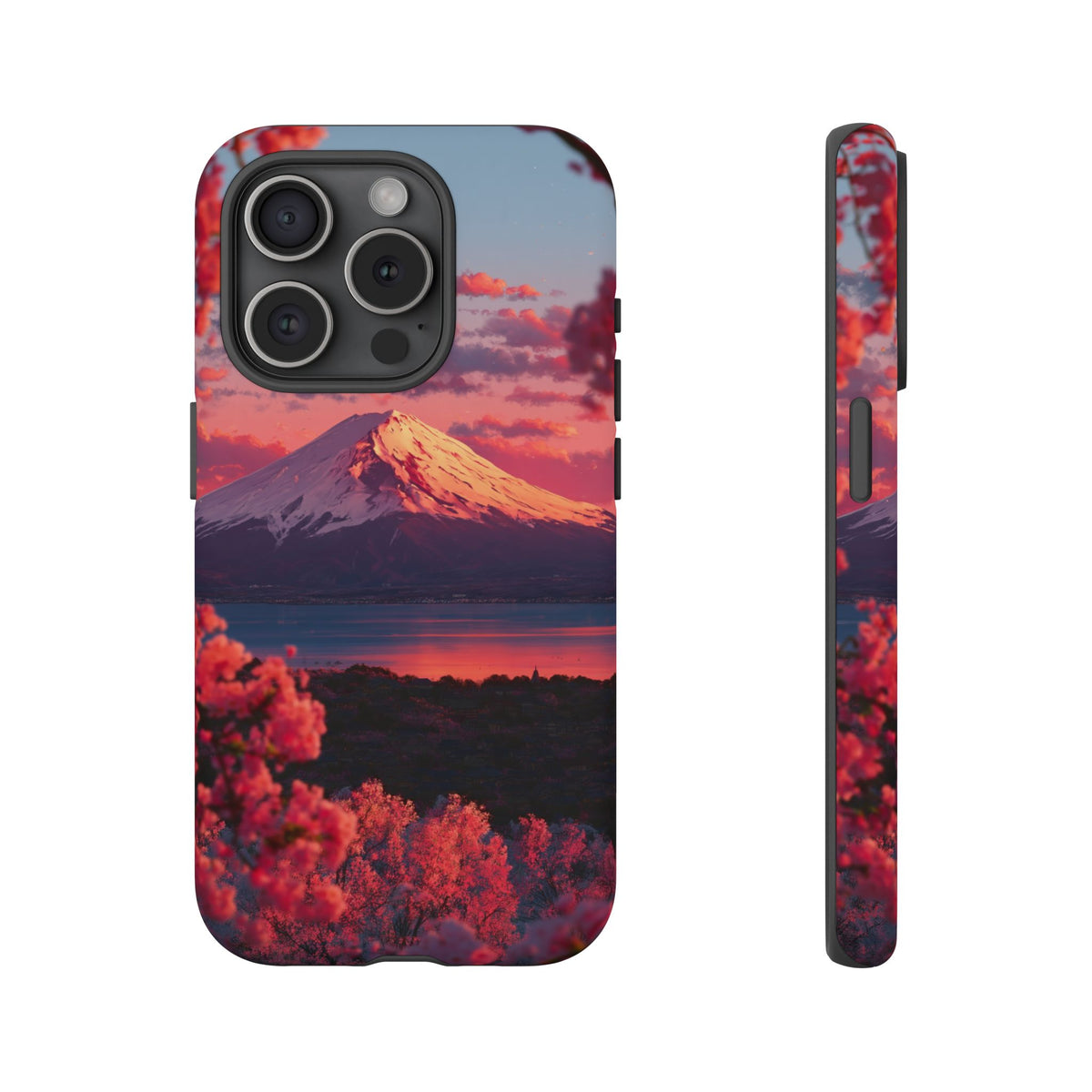 Fuji Rose Horizon iPhone Tough Phone Case