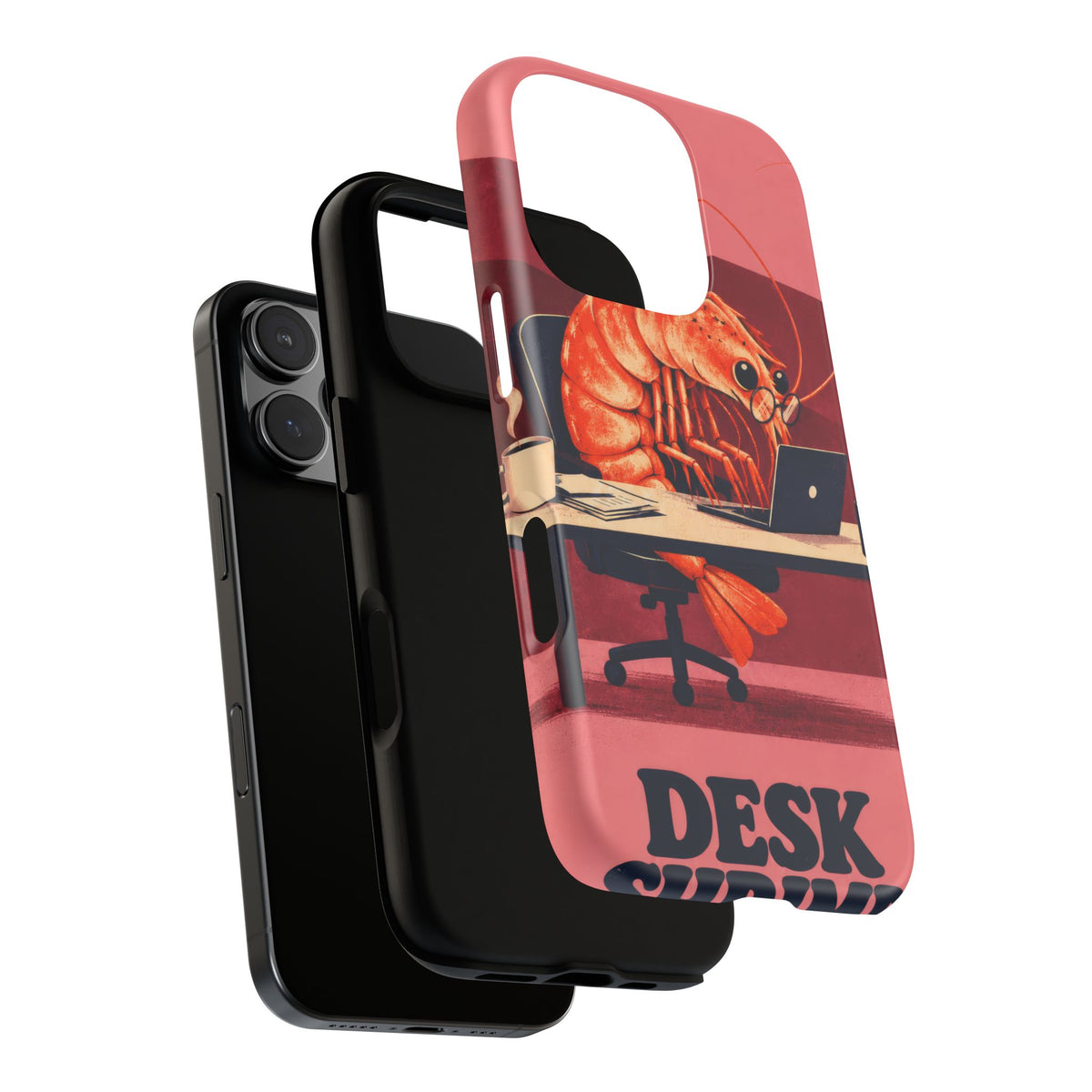 Desk Shrimp iPhone Tough Case