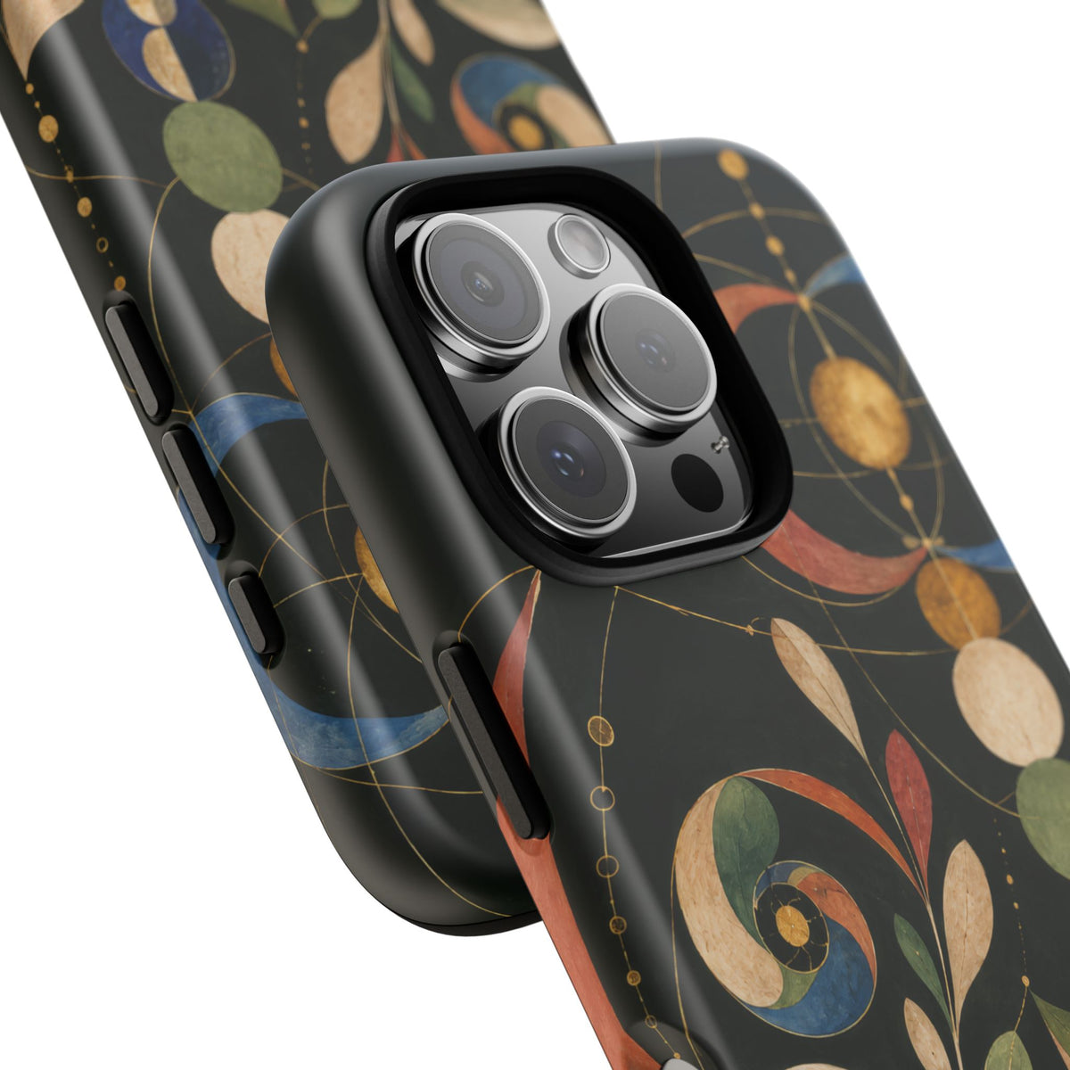 Orbital Garden iPhone Tough Case | Celestial Botanical Geometry