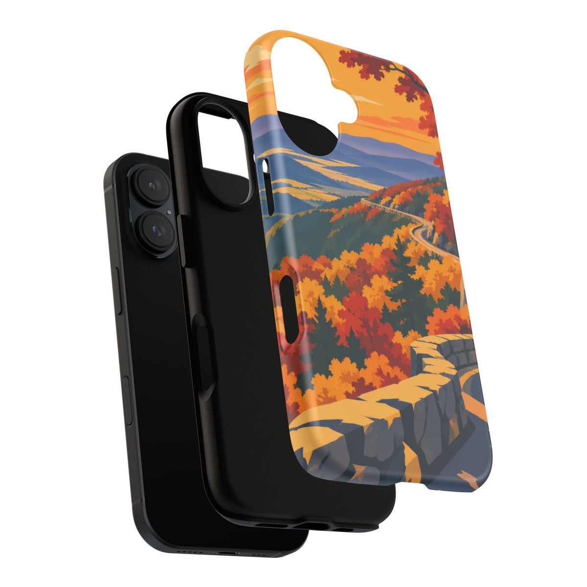 Skyline Drive — Overlook Gold iPhone Tough Case