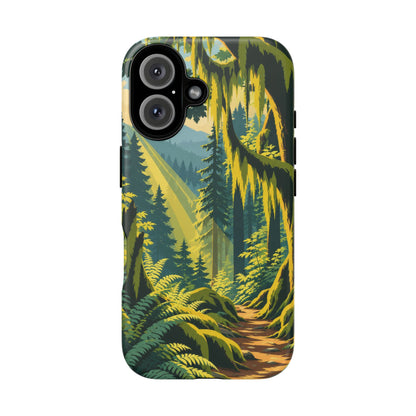 Hoh Rain Forest — Mosslight iPhone Tough Case