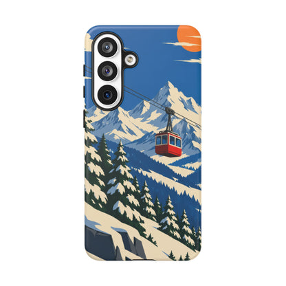Swiss Skiing — Lift to the Sky Samsung Galaxy Tough Case