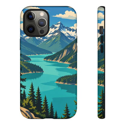 Cascades — Diablo Blue iPhone Tough Case