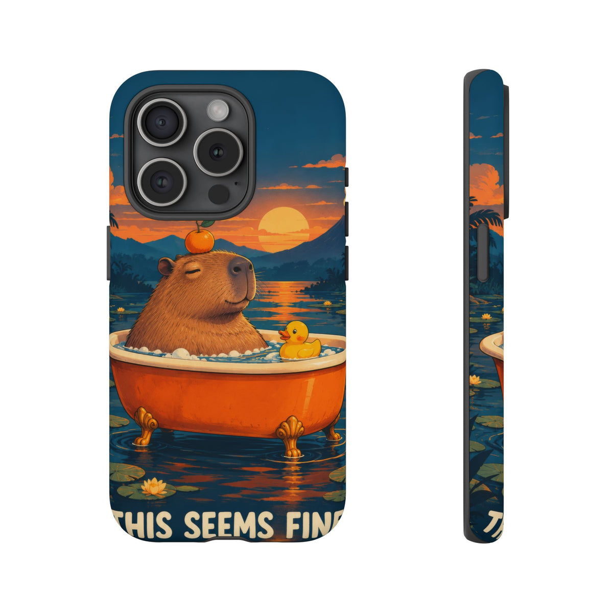 Minor Inconvenience iPhone Tough Case | funny capybara