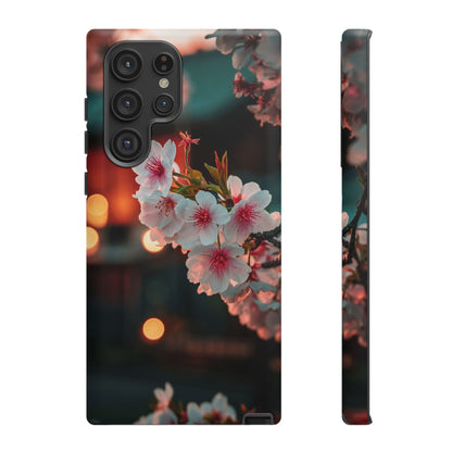 Kyoto Blossom Lanterns Samsung Galaxy Tough Phone Case