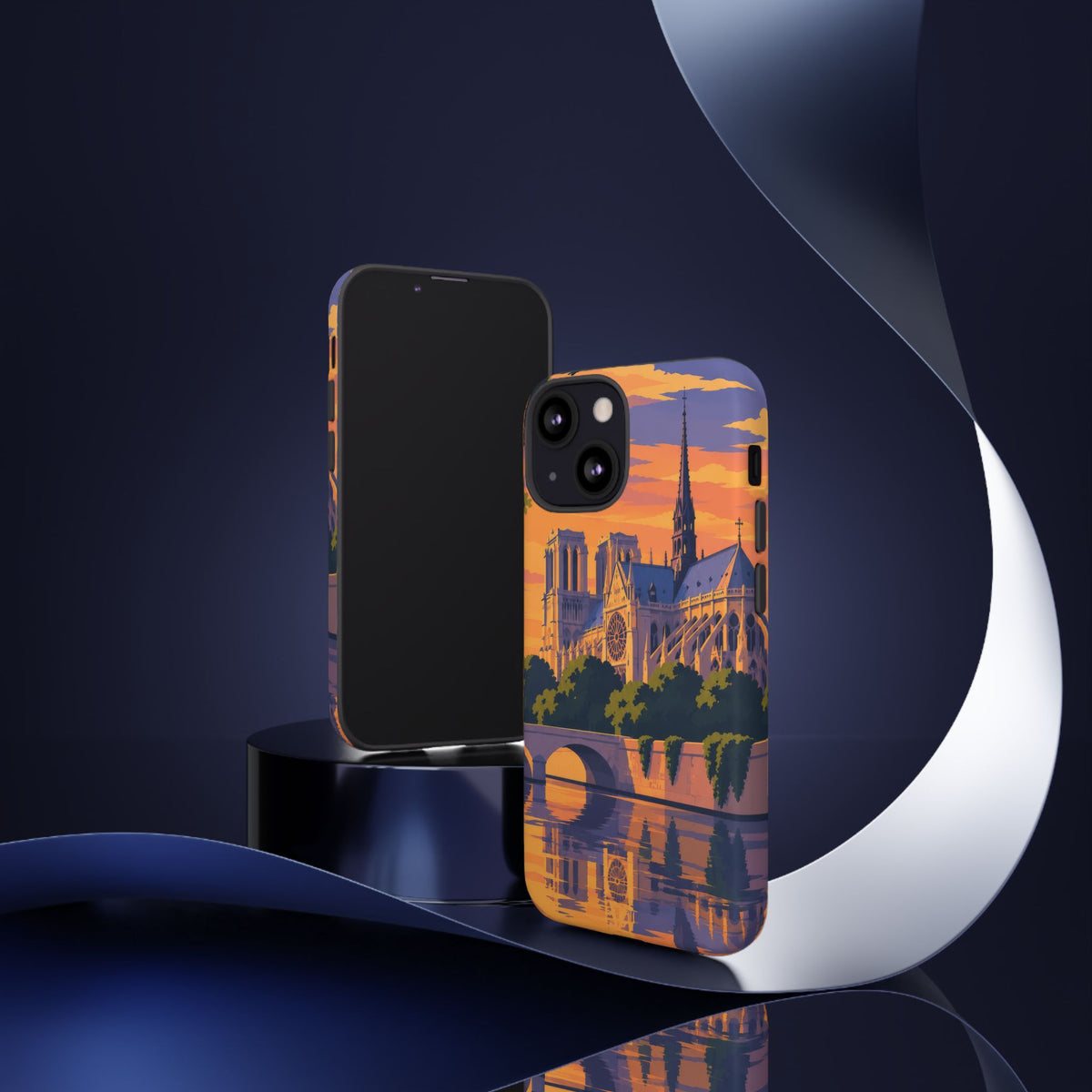 Notre Dame — Cathedral Twilight iPhone Tough Case