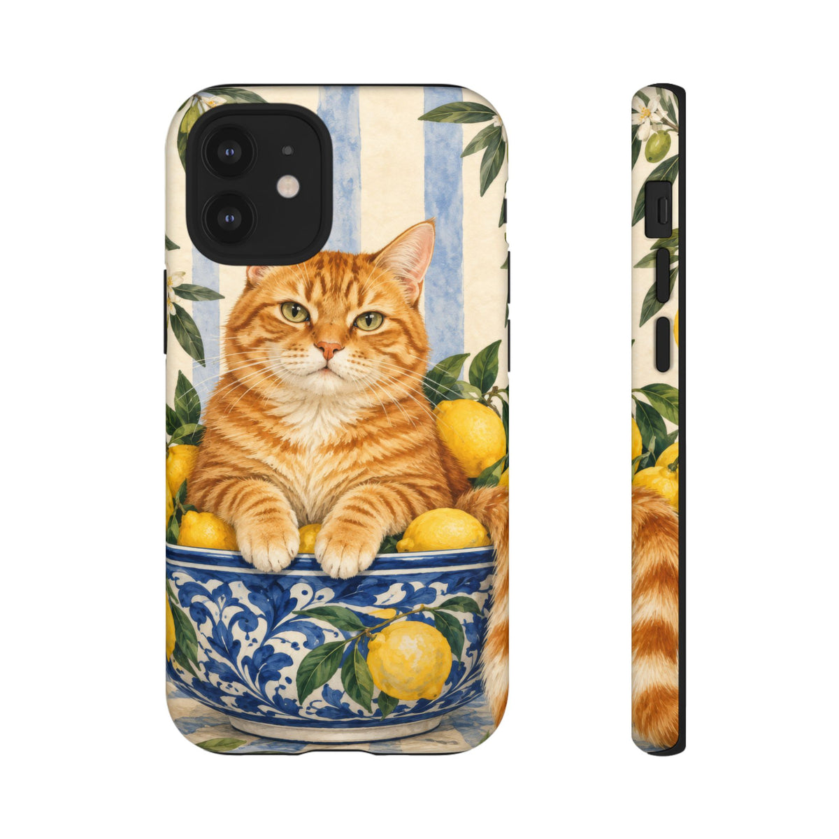 Citrus Inspector iPhone Tough Case | ginger cat
