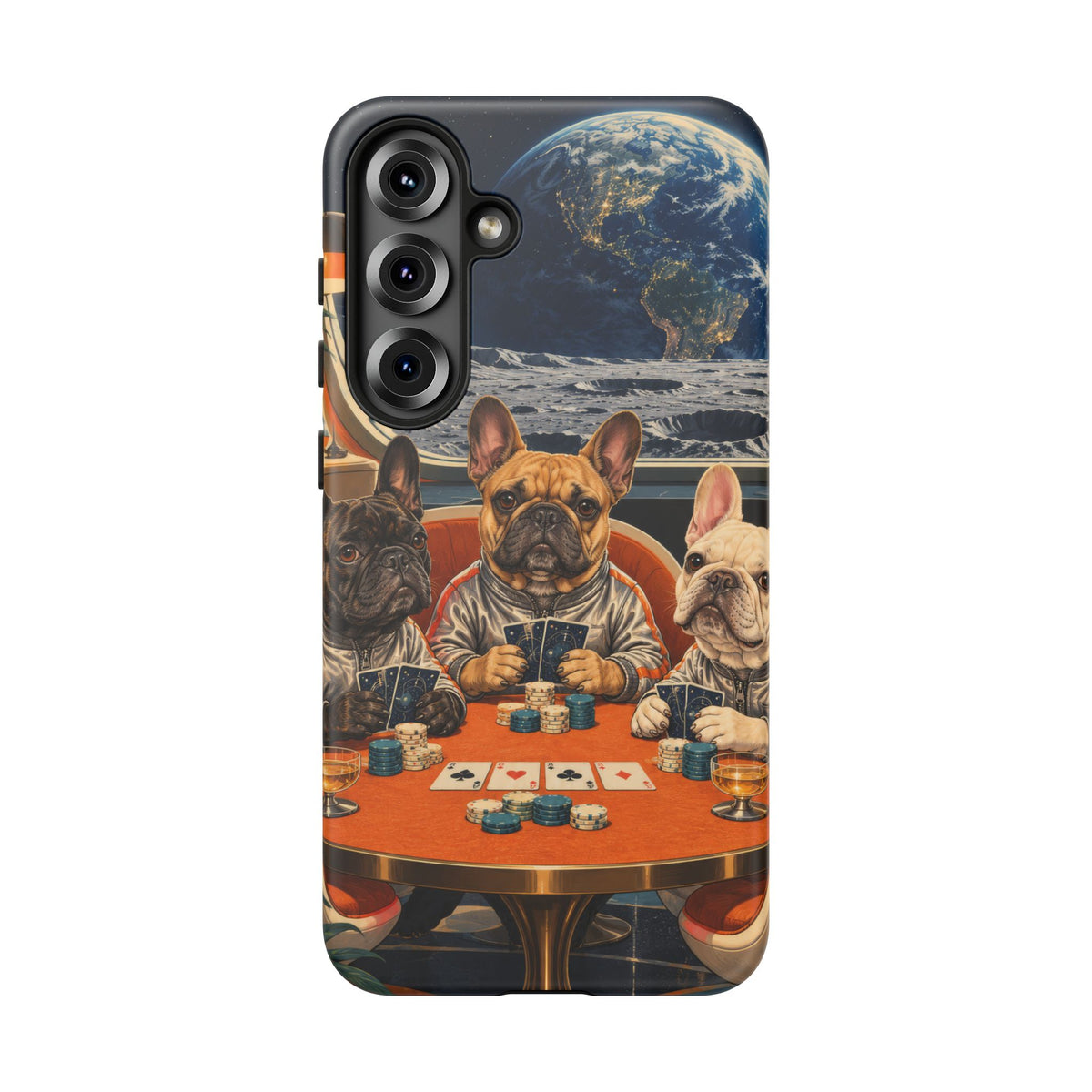Lunar Card Club Samsung Galaxy Tough Case | french bulldog