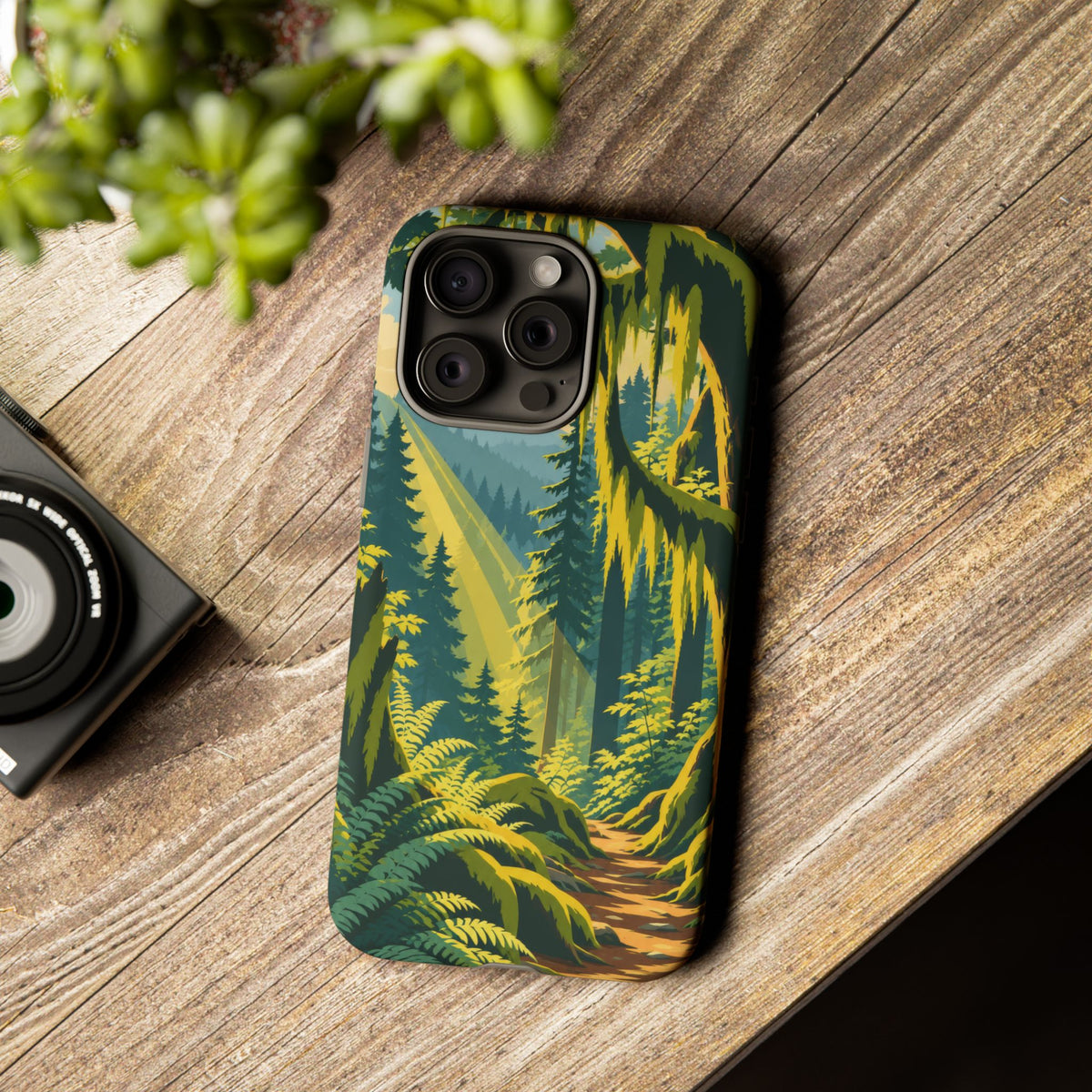 Hoh Rain Forest — Mosslight iPhone Tough Case