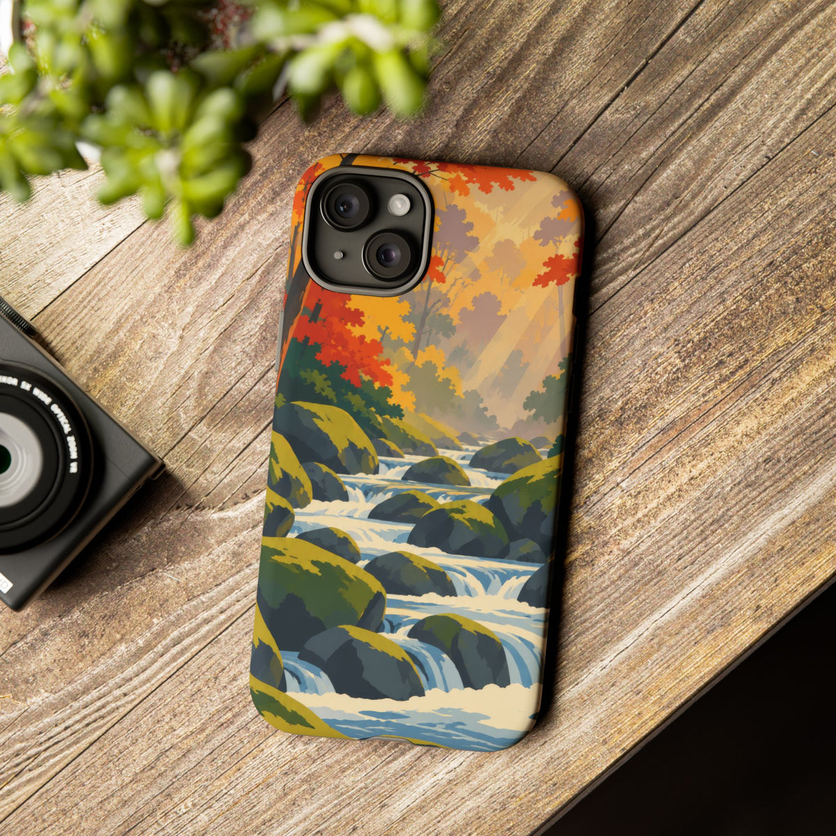 Great Smoky Mountains — Autumn Creek iPhone Tough Case