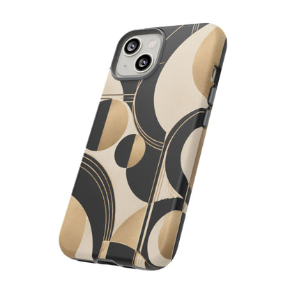 Pearl Orbit iPhone Tough Case | art deco