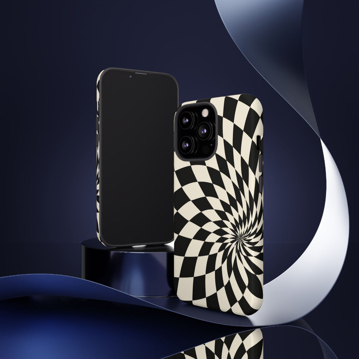 Twist Theory iPhone Tough Case | Optical Checkerboard