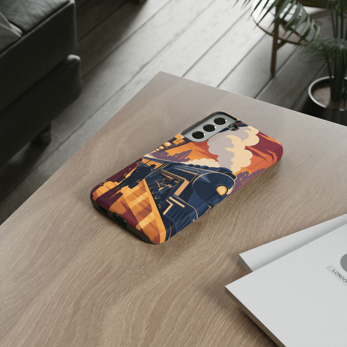 Travel by Train — Night Departure Samsung Galaxy Tough Case | train travel