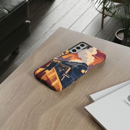 Travel by Train — Night Departure Samsung Galaxy Tough Case | train travel