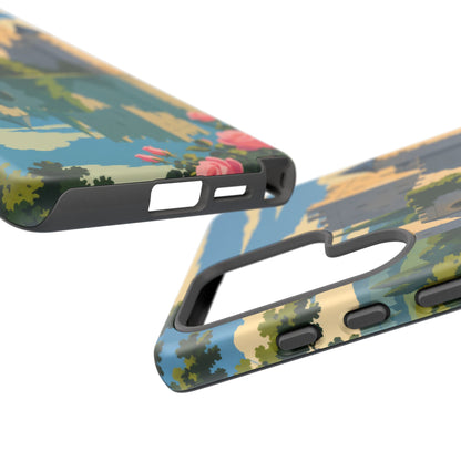 English Castle — Moat and Roses Samsung Galaxy Tough Case