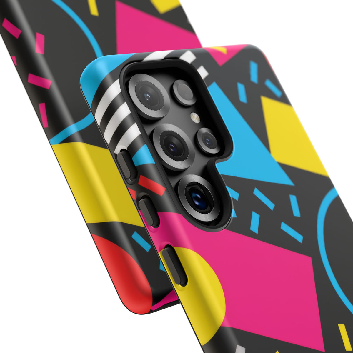 Midnight Confetti Samsung Galaxy Tough Case | Bright Abstract on Black