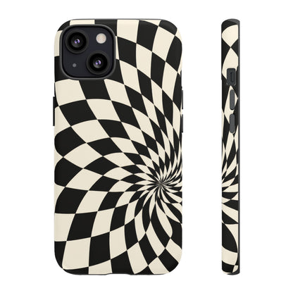 Twist Theory iPhone Tough Case | Optical Checkerboard