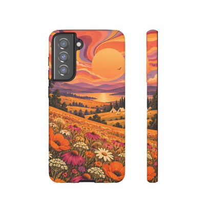Golden Field Reverie Samsung Galaxy Tough Case | sixties festival
