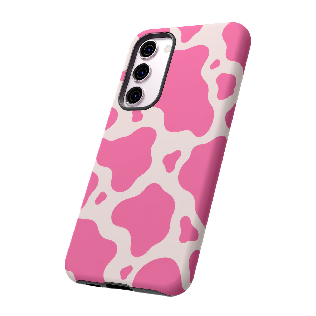 Strawberry Milk Samsung Galaxy Tough Case | Pink Cow Print