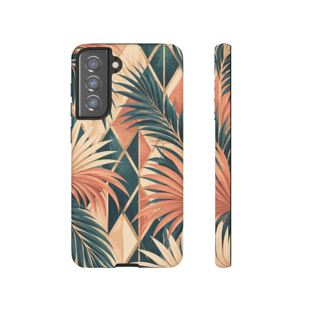 Coral Palm Pavilion Samsung Galaxy Tough Case | art deco