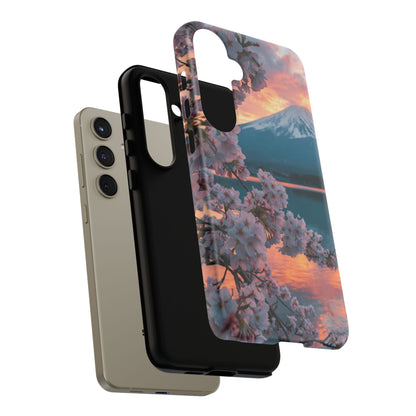 Fuji Petal Reflection Samsung Galaxy Tough Phone Case