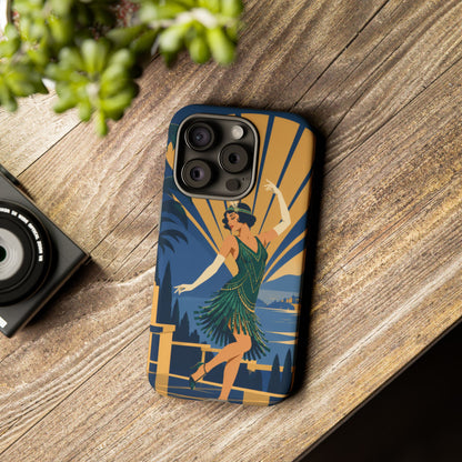 1920s Flapper — Jazz After Dark iPhone Tough Case