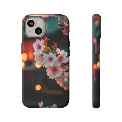 Kyoto Blossom Lanterns iPhone Tough Phone Case