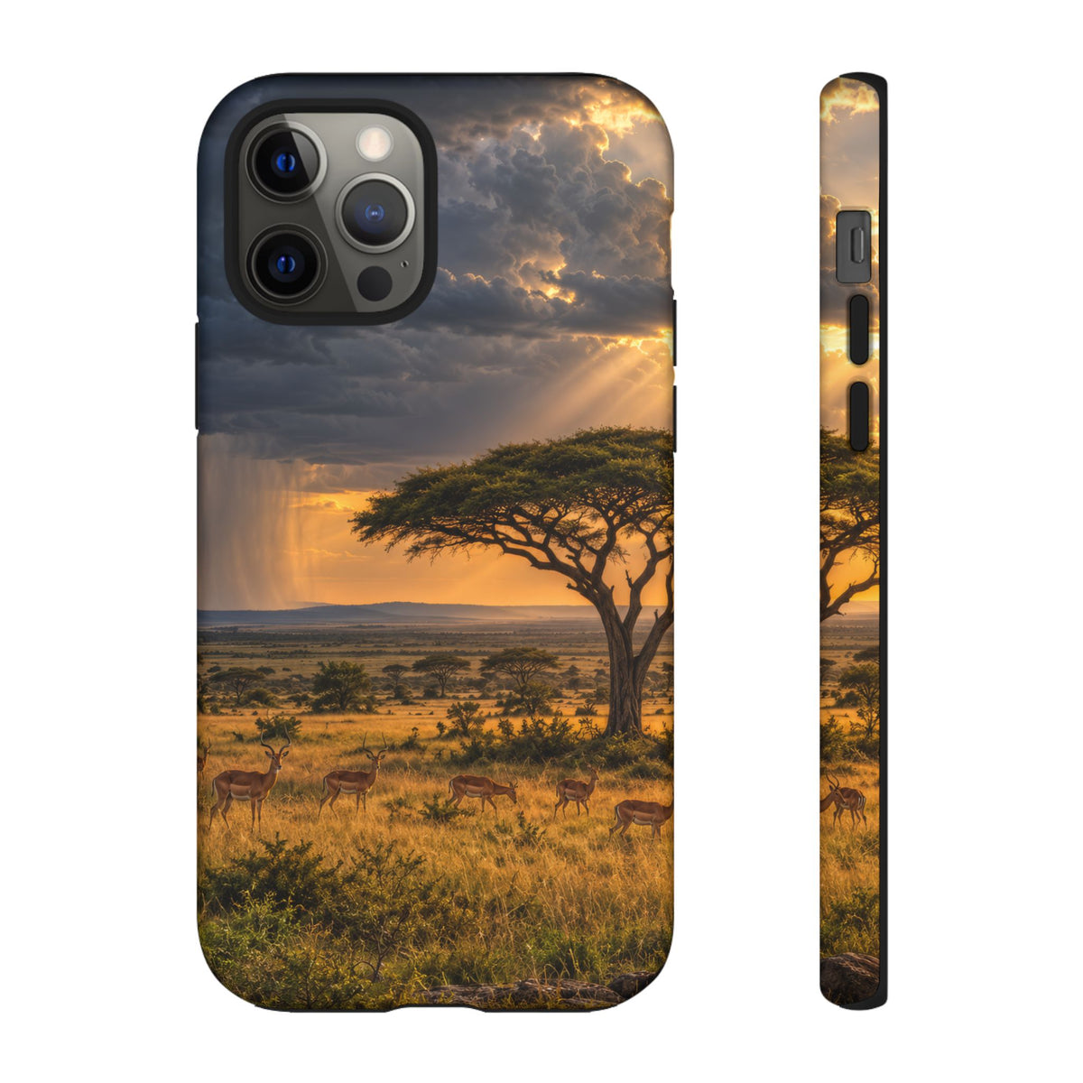 Stormlight on the Mara iPhone Tough Case | african storm