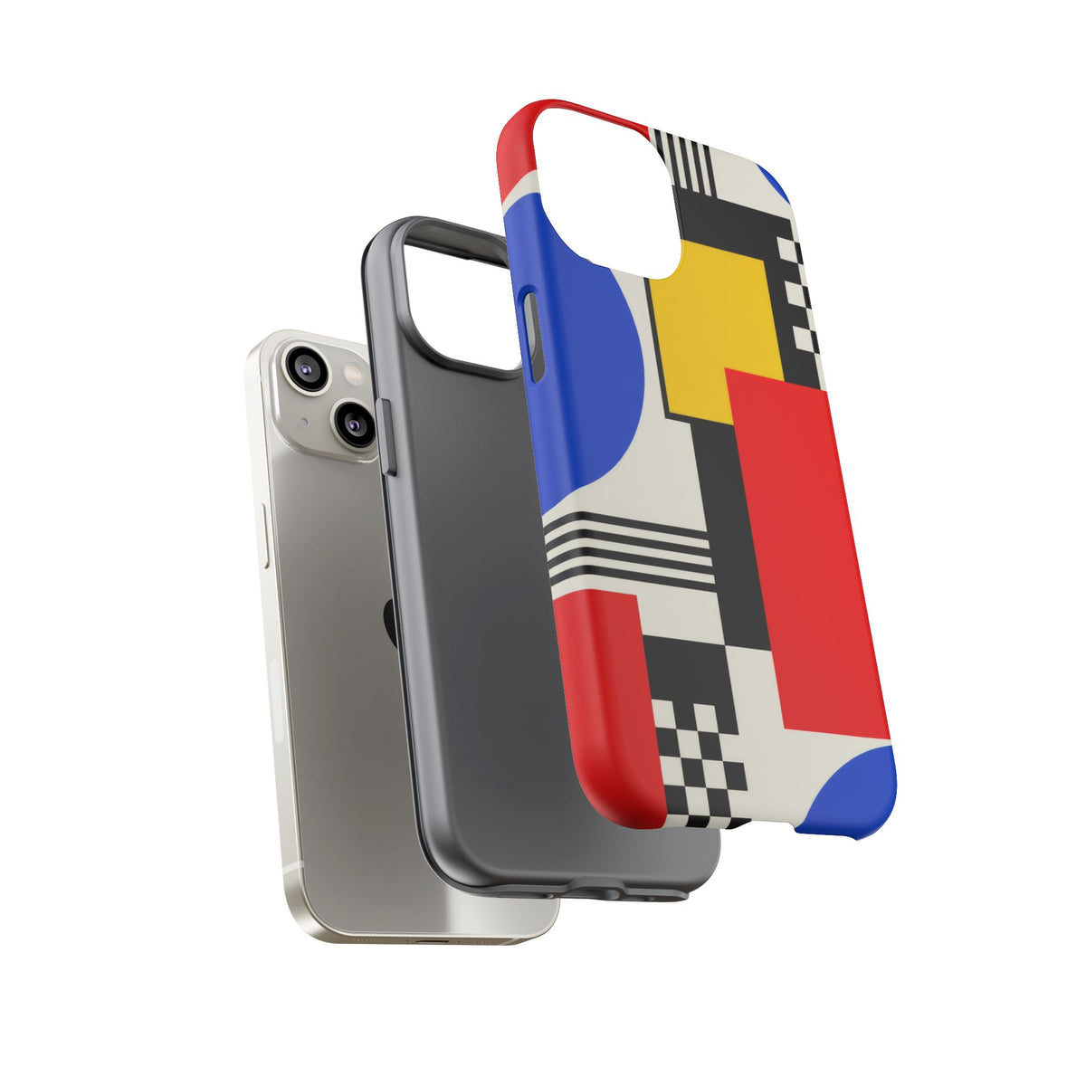 Primary Frequency iPhone Tough Case | Primary Color Geometry