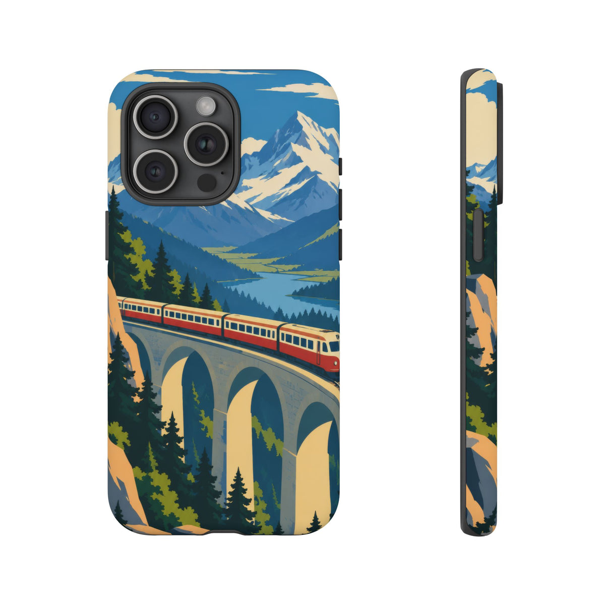 Travel by Train — Alpine Express iPhone Tough Case | train travel