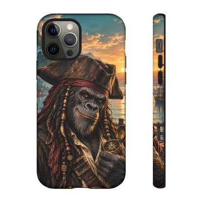 Pirate Gorilla iPhone Tough Case | Captain Silverback