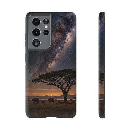 Milky Way over the Plains Samsung Galaxy Tough Case