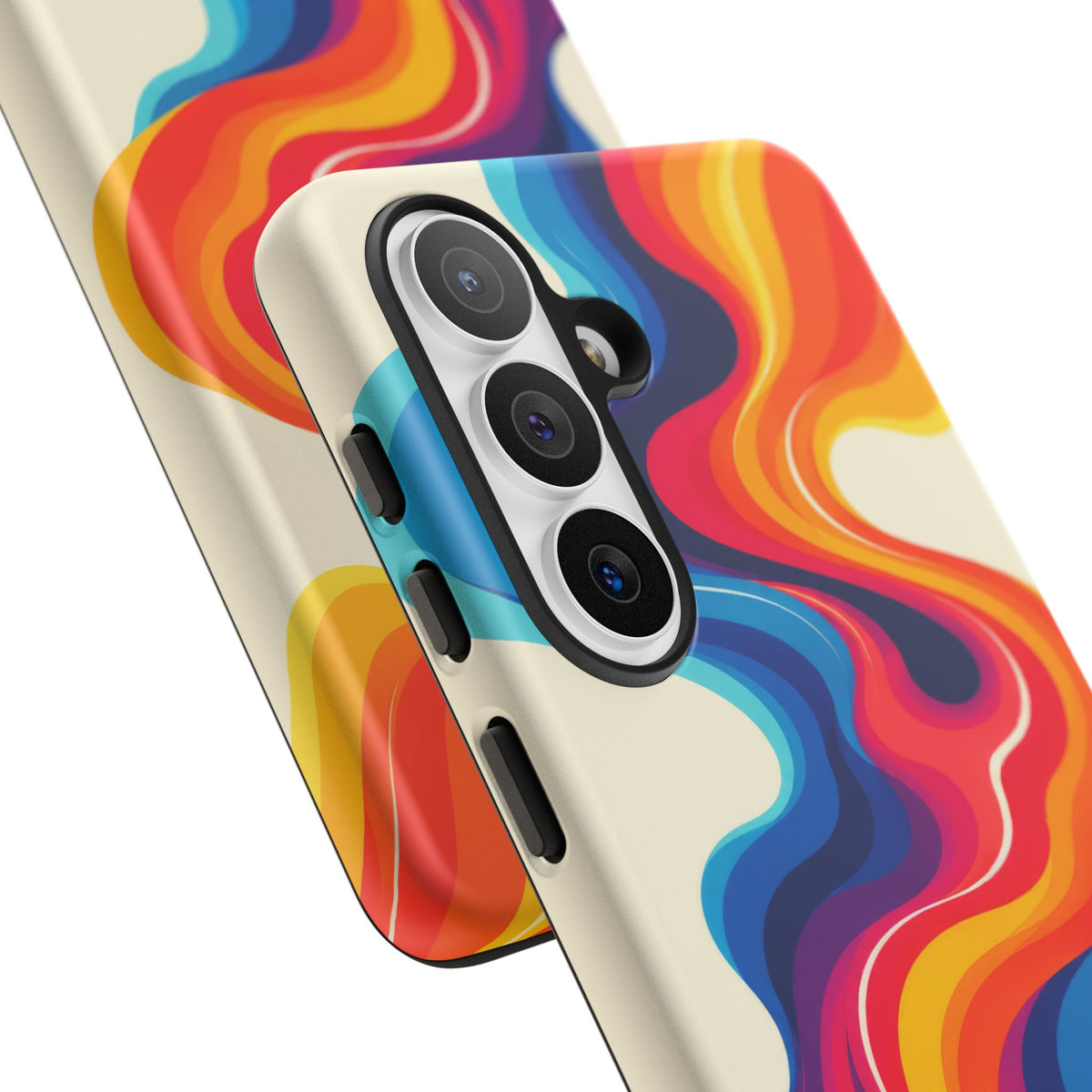Chromatic Current Samsung Galaxy Tough Case | retro waves