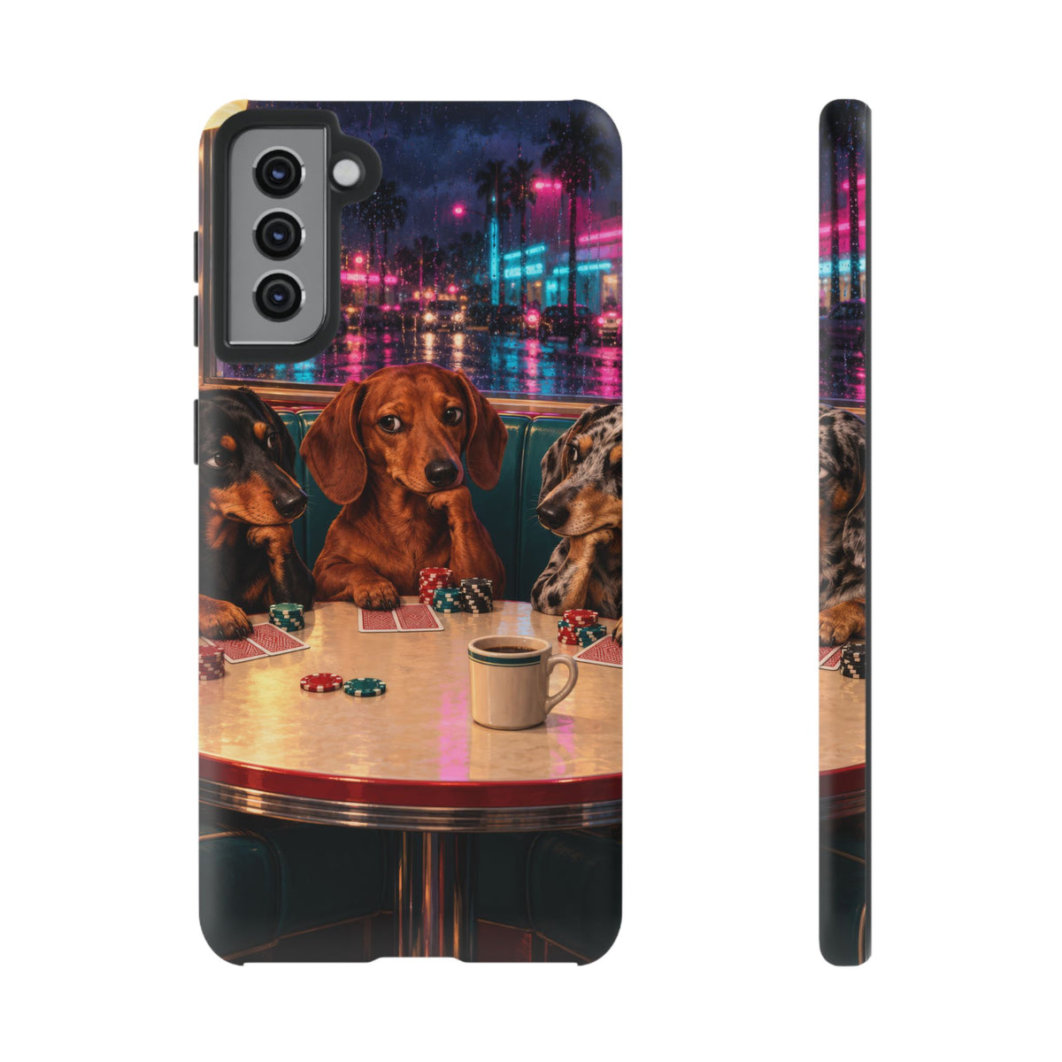 All-Night Aces Samsung Galaxy Tough Case | dachshund poker