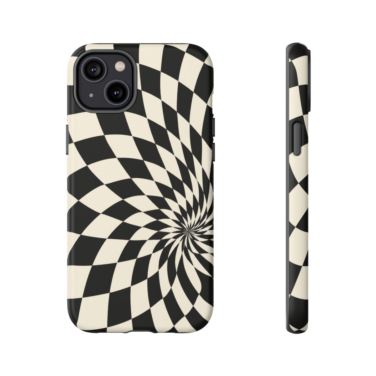 Twist Theory iPhone Tough Case | Optical Checkerboard