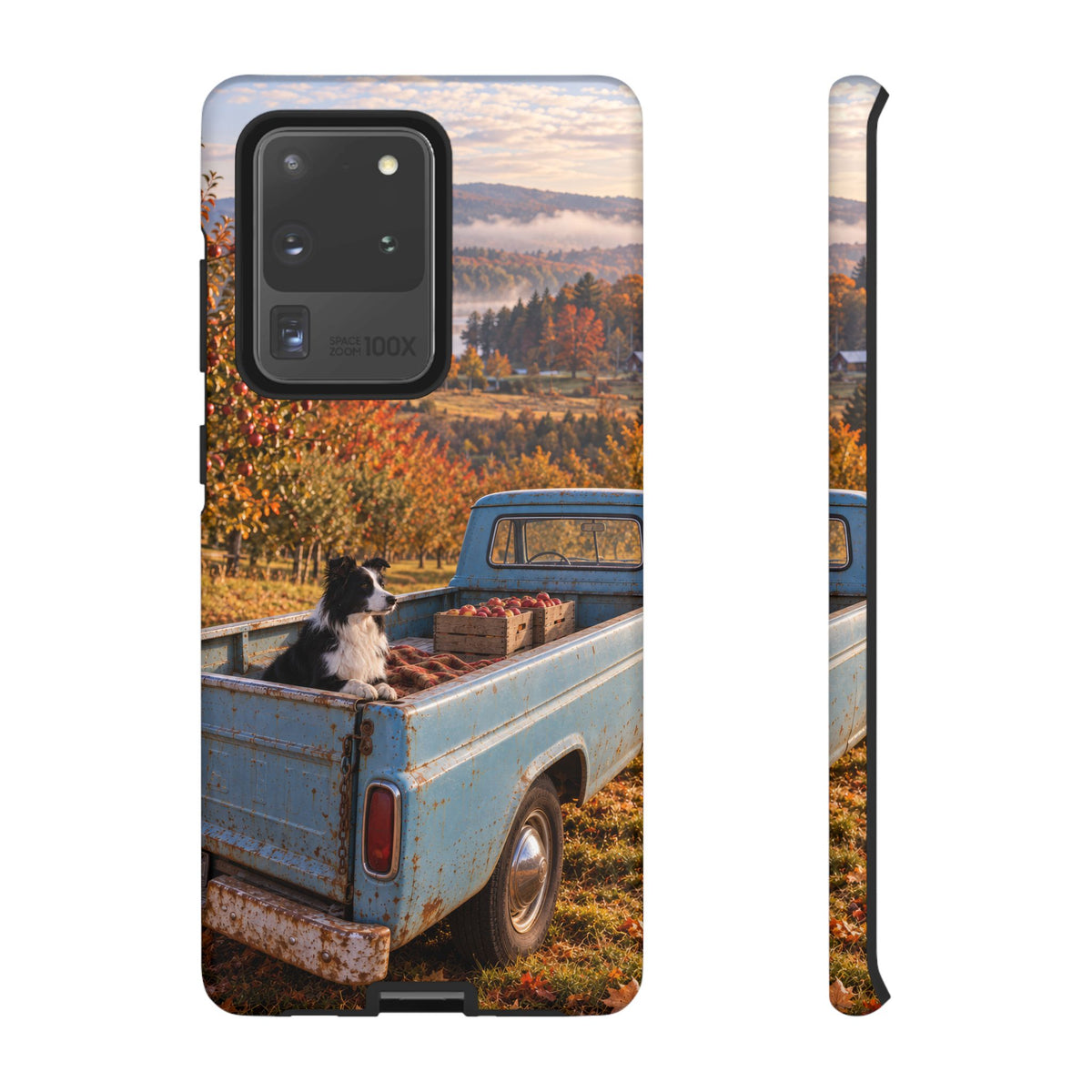 Blue Truck October Samsung Galaxy Tough Case | border collie