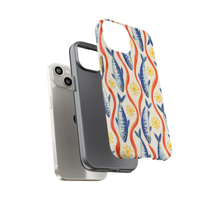 Sardine Social iPhone Tough Case | sardine print