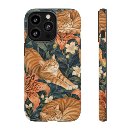 Tiger Lily Tabby iPhone Tough Case | tabby cats