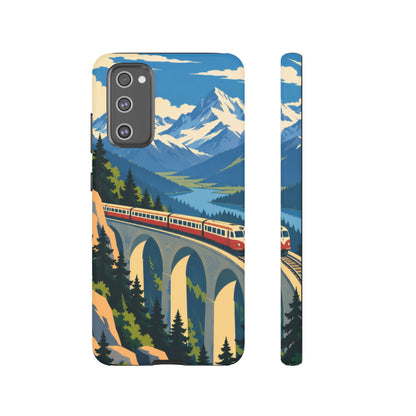 Travel by Train — Alpine Express Samsung Galaxy Tough Case | train travel