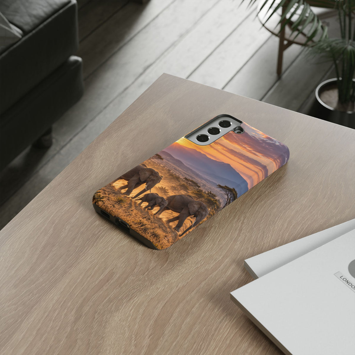 Elephants at First Light Samsung Galaxy Tough Case | african elephants