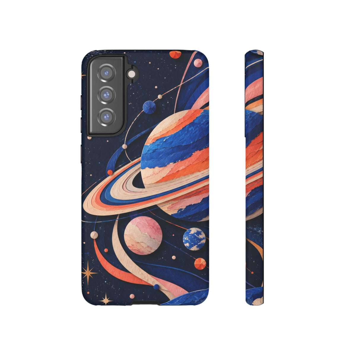 Cosmic Cut Paper Samsung Galaxy Tough Case | modern space