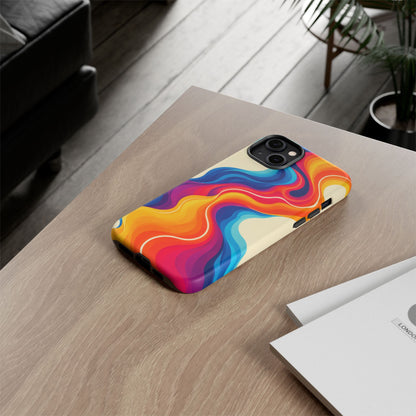 Electric Tide iPhone Tough Case | psychedelic wave