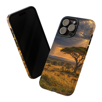 Stormlight on the Mara iPhone Tough Case | african storm