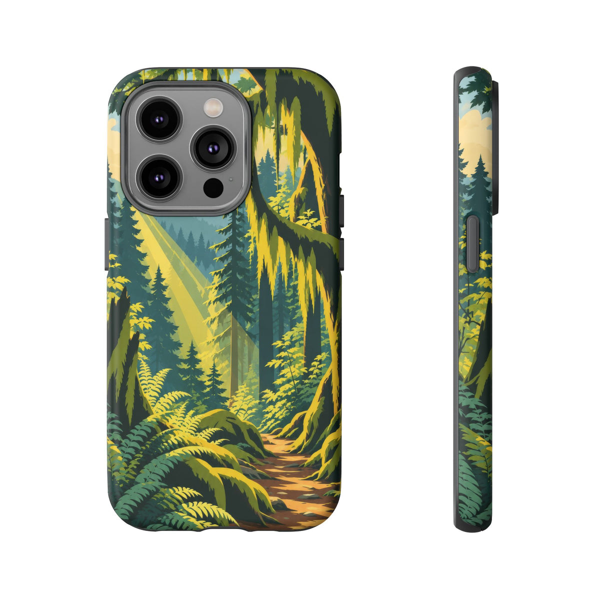 Hoh Rain Forest — Mosslight iPhone Tough Case