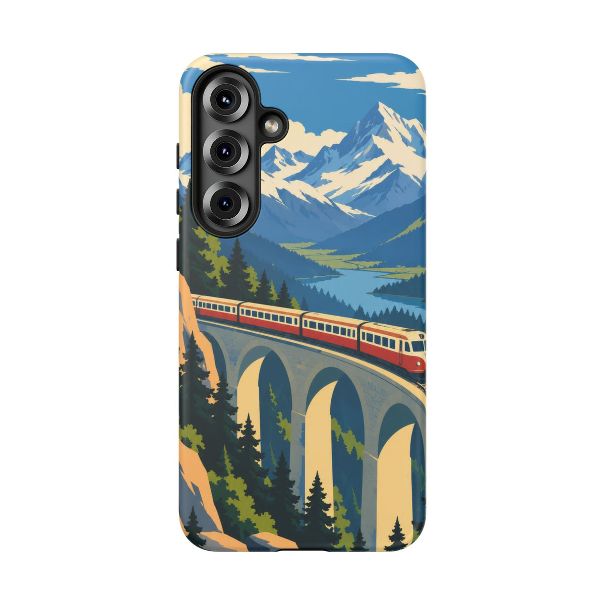 Travel by Train — Alpine Express Samsung Galaxy Tough Case | train travel