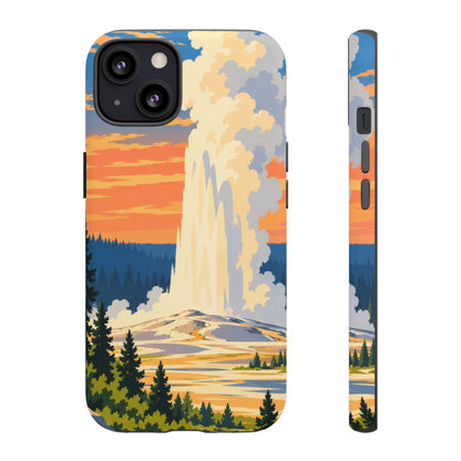 Yellowstone — Geyser Dawn iPhone Tough Case