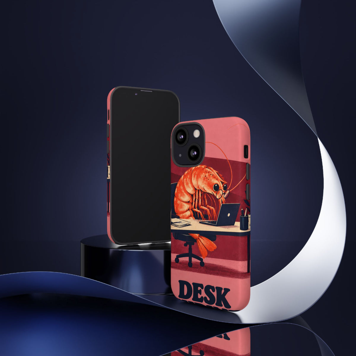 Desk Shrimp iPhone Tough Case