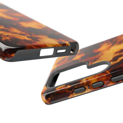 Amber Marble Samsung Galaxy Tough Case | Amber Mosaic