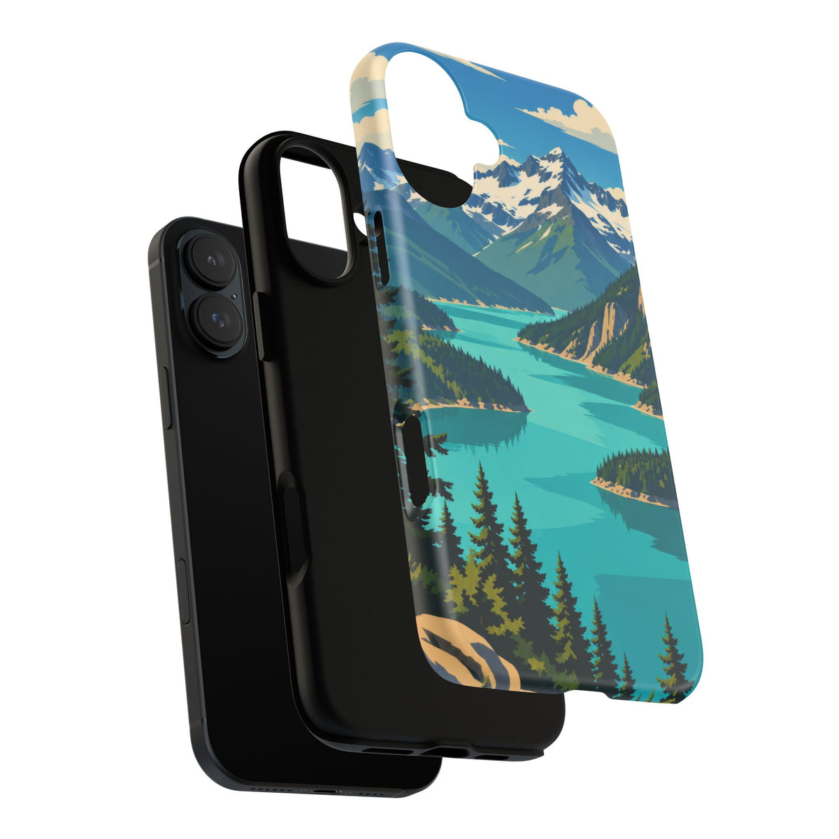 Cascades — Diablo Blue iPhone Tough Case